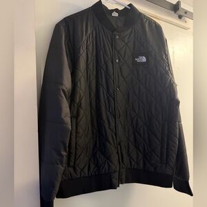 The North Face Black Quilted Puffer Jacket Reversible